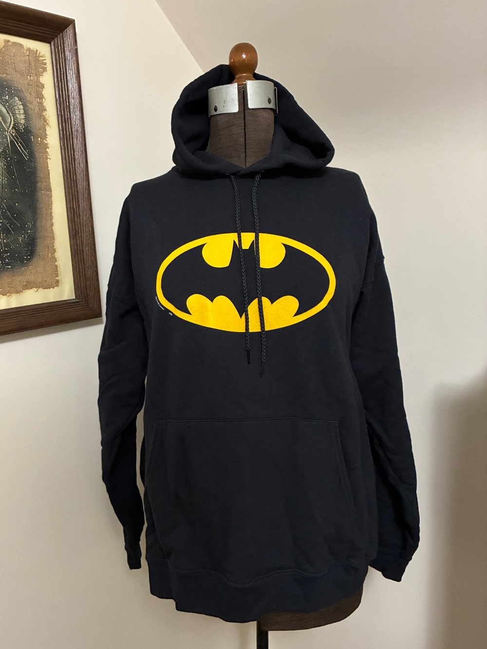 Vintage Batman Logo Hoodie Sweatshirt